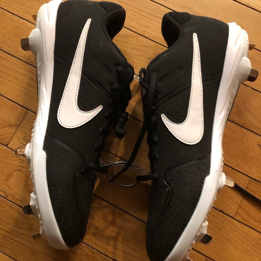 Nike mens huarache metal cleats 10.5